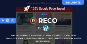 Reco WordPress Theme