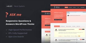 Ask Me WordPress Theme