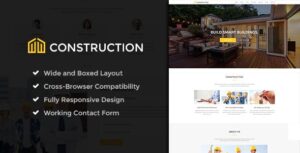 Construction Business WordPress Theme