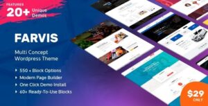 Farvis WordPress Theme