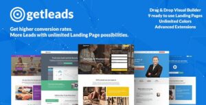 Getleads High-Performance Landing Page WordPress Theme v2.4