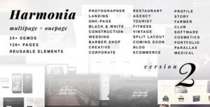 Harmonia WordPress Theme