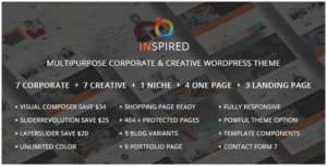 Inspired wordPress Theme