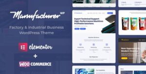 Manufacturer Factory WordPress Theme