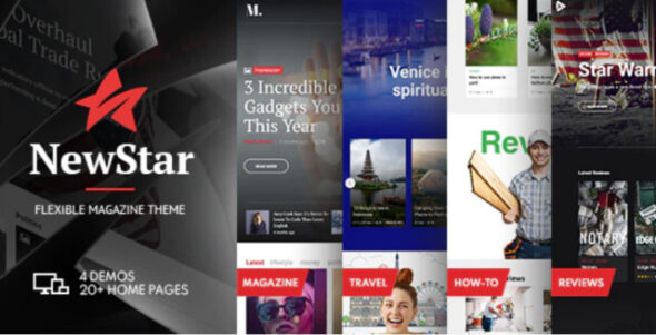 NewStar – Magazine & News WordPress Theme v1.3.0