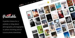 Paintable WordPress Theme