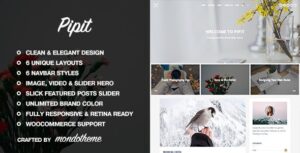 Pipit WordPress Theme