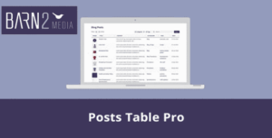 Post Table Pro WordPress Plugin