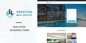 Preston Real Estate WordPress Theme