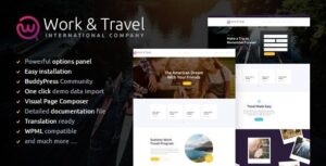 Work & Travel WordPress Theme