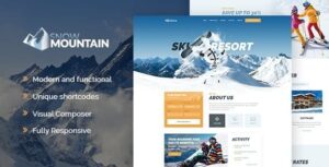 Snow Mountain WordPress Theme