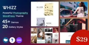 Whizz Photography WordPress Theme