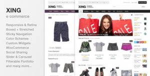 Xing WordPress Theme