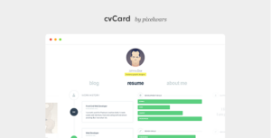 cvCard wordPress Theme