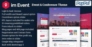 im Event – Event & Conference WordPress Theme v3.3.2