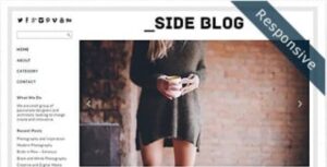 Side Blog Responsive Premium WordPress Theme