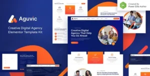 Aguvic - Creative Digital Agency Elementor Template Kit