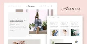 Anemone - Blog & Magazine Elementor Template Kit