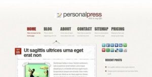 PersonalPress Premium WordPress Theme