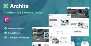 Archita - Architecture & Interior Design Elementor Template Kit