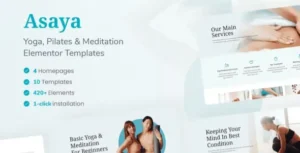 Asaya - Yoga & Meditation Elementor Kit