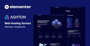 Ashton - Web hosting Elementor Template Kit