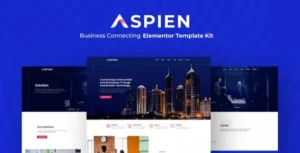 Aspien - Business Connecting Elementor Template Kit