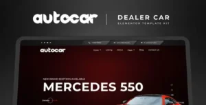 Autocar - Car Dealer Elementor Template Kit