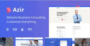 Azir Finance Consulting Elementor Template Kit