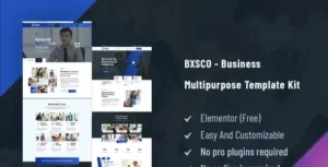 BXSCO - Business Multipurpose Elementor Template Kit