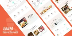 Bakekit - Food and Cake Elementor Template