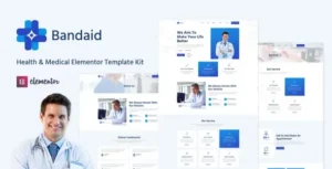 Bandaid - Health & Medical Elementor Template Kit