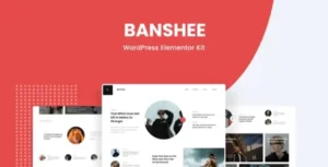 Banshee - News & Magazine WordPress Elementor Template Kit