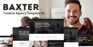 Baxter - Creative Agency Elementor Template Kit