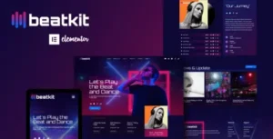 BeatKit - Music Events Elementor Template Kit