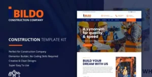 Bildo - Construction Elementor Template Kit