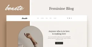 Bonete - Feminine Blog Elementor Template Kit