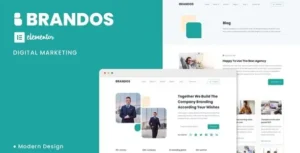 Brandos - Digital Marketing Elementor Template Kit