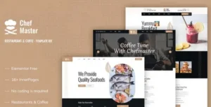 Chefmaster - Restaurant & Cafe Elementor Template Kit