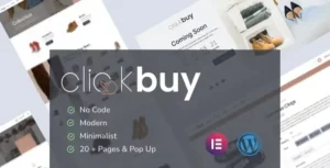 Clickbuy - Shoe Store WooCommerce Elementor Template Kit