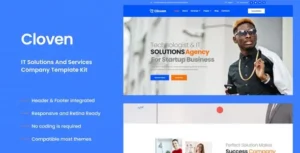 Cloven - IT Solutions & Services Company Elementor Template Kit