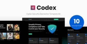 Codex - Cyber Security Elementor Template Kit