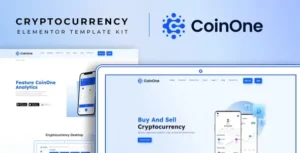 CoinOne - Cryptocurrency Elementor Template Kit