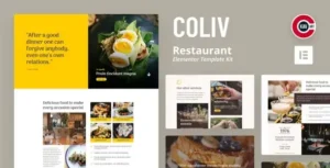 Coliv - Restaurant Template Kit