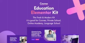 Courso - Online University & Courses Elementor Template Kit