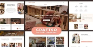 Craftso - Crafting Elementor Template Kit