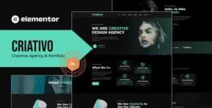 Criativo - Creative Agency & Portfolio Elementor Template Kit