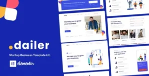Dailer - Startup Elementor Template Kit