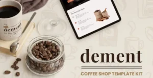 Dement - Coffee Shop Elementor Template Kit