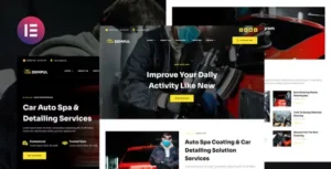 Dempul - Car Auto Spa & Detailing Services Elementor Template Kit